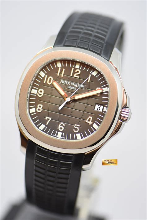 Patek Philippe Aquanaut Mint Steel Aquanaut Black Rubber 